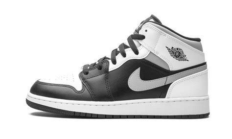 Jordan 1 Mid White Shadow (GS) - 554725-073 - Restocks