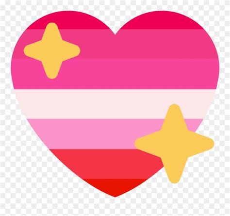 Heart Emoji Lesbian Flag Clipart (#1629515) - PinClipart