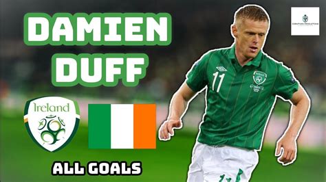 Damien Duff | All 8 Goals for Ireland - YouTube