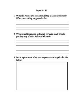 FREE Nate the Great and the Sticky Case Comprehension Questions | TPT