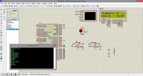 Simulation using Proteus ISIS for the designed Model | Download Scientific Diagram