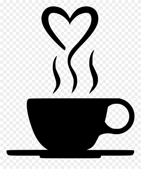 Smoke Drink Heart Romantic Comments - Coffee Mug With Heart Png Clipart (#27698) - PinClipart
