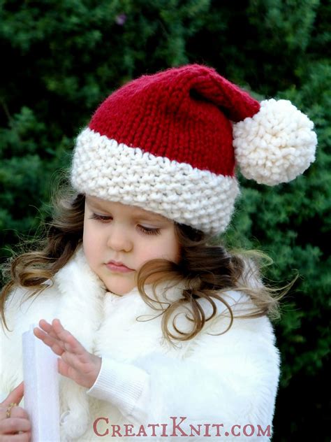 Santa Hat Free Knitting Pattern Enjoy Stitching In Traditional Shades Of. - Printable Templates Free