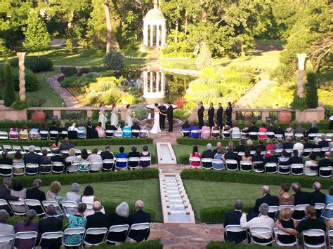 Philbrook Gardens are the perfect backdrop to your wedding! | Museum wedding, Wedding, Fun wedding