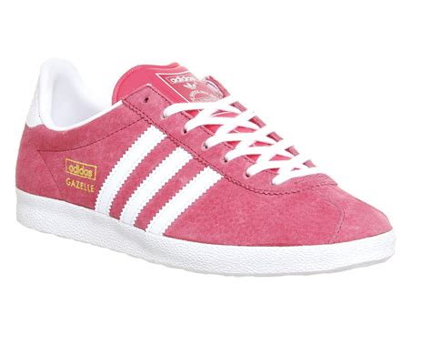 adidas Gazelle Og Lush Pink White Metallic Gold - Sneaker damen