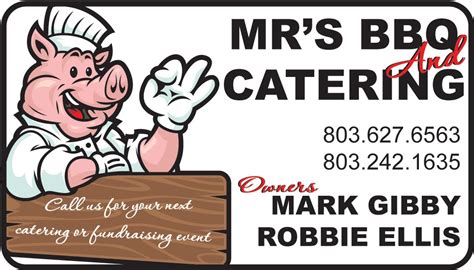 Stop Me... Before I Volunteer Again: MR's BBQ business card design samples