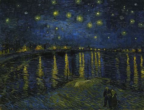 The Starry Night Over the Rhône, 9 1888, 73×92 cm by Vincent van Gogh: History, Analysis & Facts ...