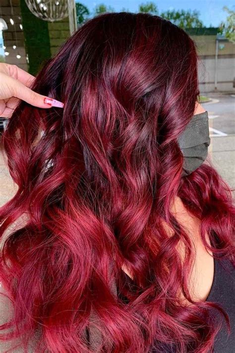 Red Hair Color With Red Highlights