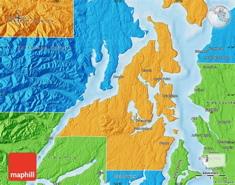 Political Map of Kitsap County