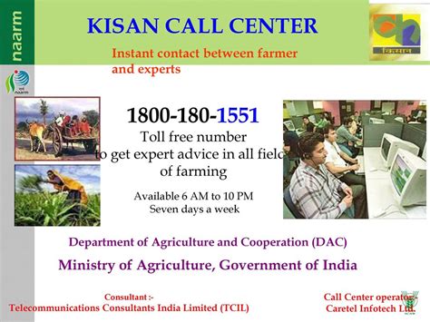 KISAN CALL CENTER (KCC): Empowering Farmers Through Consultancy Services