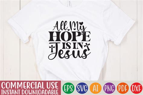 All My Hope is in Jesus Graphic by Handmade Craft · Creative Fabrica