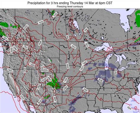 South-Dakota Precipitation for 3 hrs ending Saturday 15 Jun at 1pm CDT