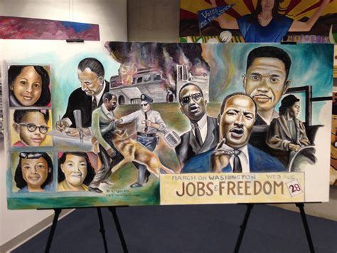 Phoenix artist unveils mural of civil rights movement