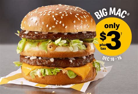 McDonald's Canada Promotion: Get a Big Mac for Only $3! - Hot Canada Deals Hot Canada Deals