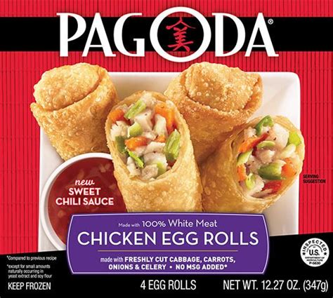 PAGODA® White Meat Chicken Egg Rolls | Chicken egg rolls, Food, Sweet ...