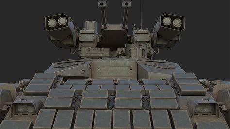 Tank Terminator BMP 72 War 3D Model by Mak21