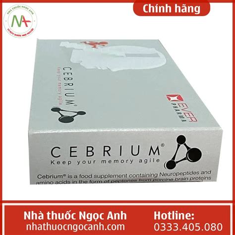 Thuốc Cebrium Ever Pharma là thuốc gì, giá bao nhiêu, mua ở đâu