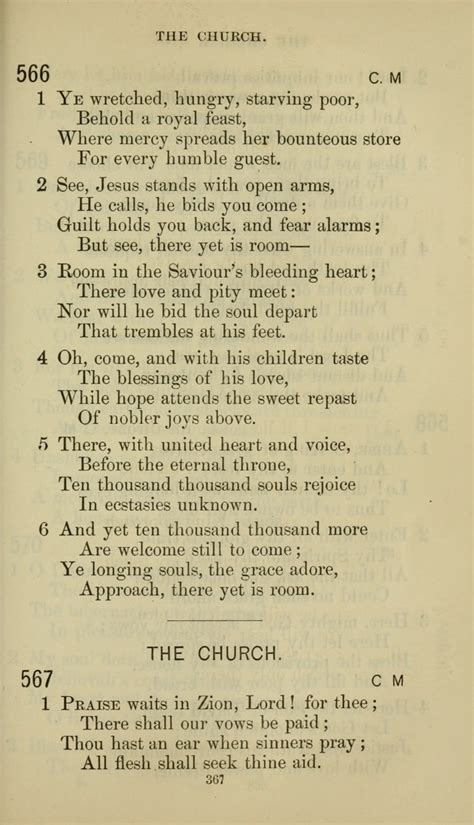 The Presbyterian Hymnal 567. Praise waits in Zion, Lord, for thee | Hymnary.org