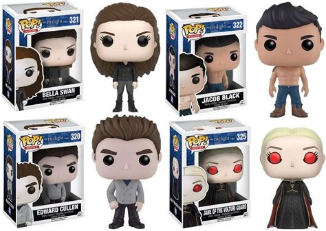 Funko POP! The Twilight Saga: Bella + Jacob + Edward + Jane of The ...