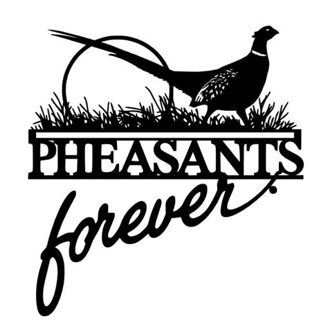 Pheasants Forever Dxf Svg File Only Plasma - Etsy