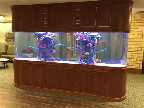 Large Custom Indoor Aquariums & Acrylic Fish Tanks - ZeroEdge Aquarium Corporation - Custom ...