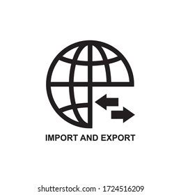 Import Export Icon Distribution Icon Stock Vector (Royalty Free) 1724516209 | Shutterstock