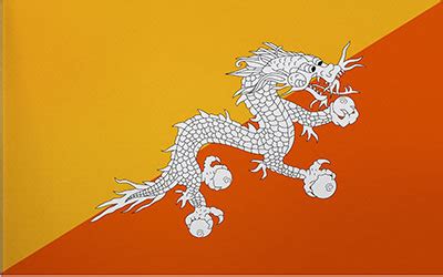 Bhutan Flag - 150 x 90cm - Best Buy - Best Quality - MyFlag Online