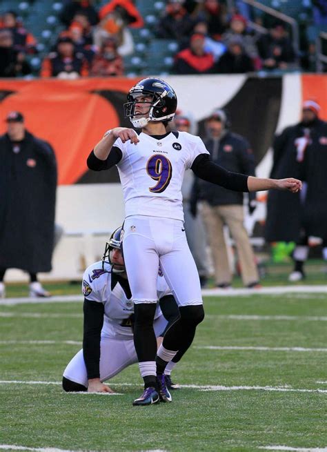 Ravens kicker Justin Tucker