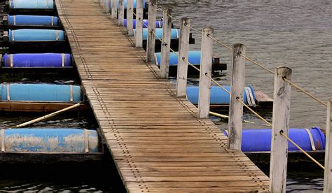 Pontoon Bridge Photograph by Tania Read - Fine Art America