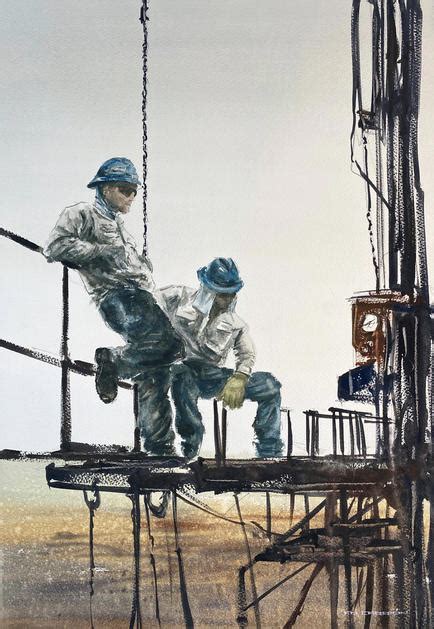 Oilfield Paintings | Oil and Gas Art | Industrial Fine Art