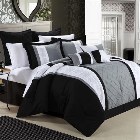 Arlington Comforter Set by Chic Home Black | Comforter sets, Black ...