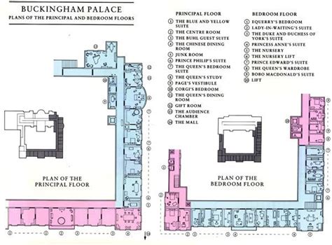 Plan of Buckingham Palace