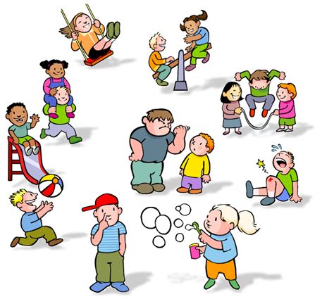 Kids at recess clipart png – Clipartix