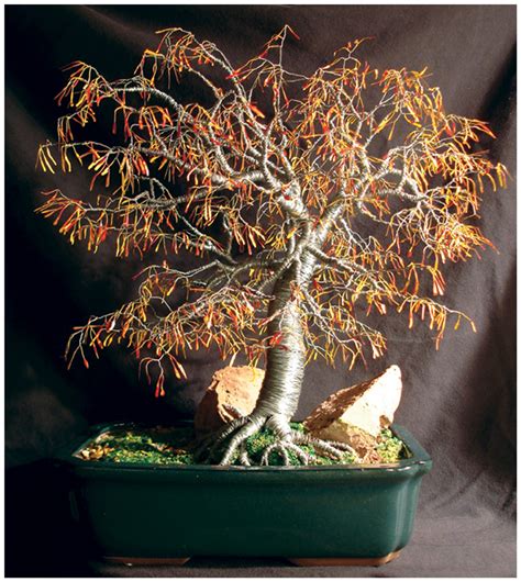 Herbst Bonsai-Baum Skulptur Kostenloses Stock Bild - Public Domain Pictures