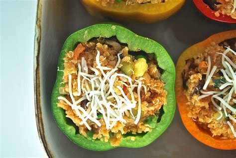 Easy Cheesy Quinoa Stuffed Peppers By Life Is But A dish