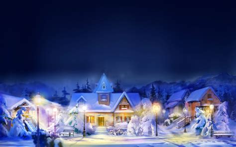 Christmas Village Wallpaper (55+ pictures) - WallpaperSet