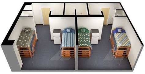 NAU Honors Dorm Layout (With images) | Dorm layout