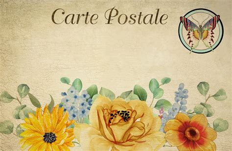 Illustration Floral Postcard Free Stock Photo - Public Domain Pictures