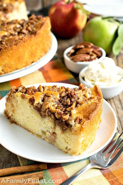 Cream Cheese Apple Cake - A Family Feast®