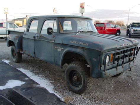 1968 Dodge Power Wagon Crew Cab Step side box RARE!!!!! - Classic Dodge Power Wagon 1968 for sale