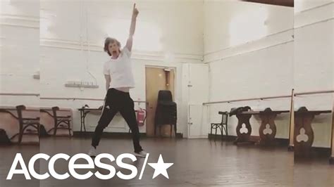 Mick Jagger Shows Off His Dance Moves 1 Month After Heart Surgery | Access - YouTube