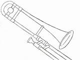 Trombone Coloring Page Colouringpages  Vrogueco sketch template
