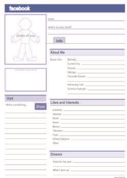 Facebook Profile | Facebook profile template, Facebook profile, Student information