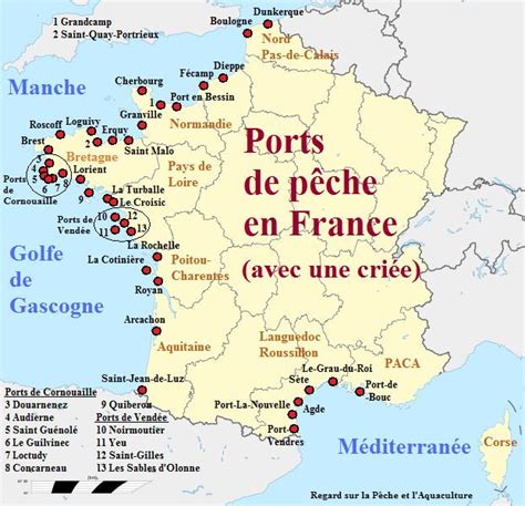 Carte De France Avec Les Ports | My blog