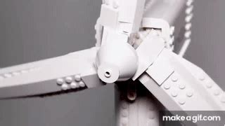 Lego Creator Expert 10268 Vestas Wind Turbine Speed Build on Make a GIF