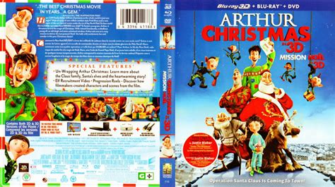 Arthur Christmas 3D - Movie Blu-Ray Scanned Covers - Arthur Christmas ...