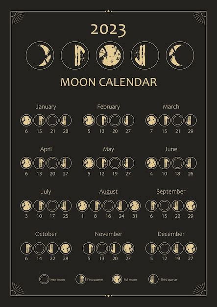 November 2023 Calendar Moon - Get Calendar 2023 Update