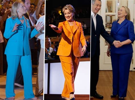 Hillary Clinton celebrity looks and style. Must see!