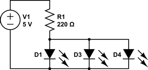 When will parallel LED voltage drops become an issue - Electrical Engineering Stack Exchange