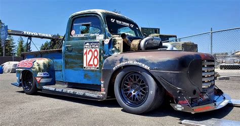 Watch This 1400HP Diesel Ford F-1 Set A Pikes Peak Record